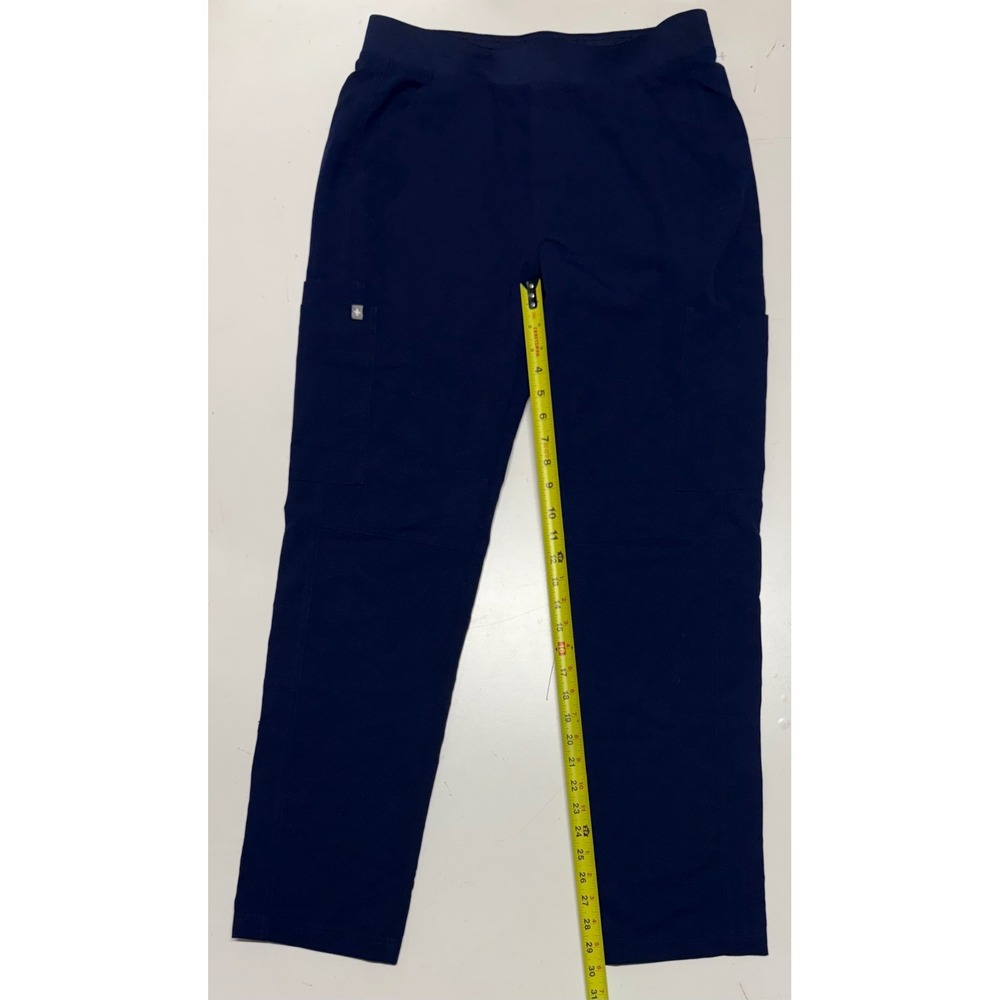 FIGS Axim Cargo Scrub Pants Mens Medium Navy Blue Technical Collection T2001